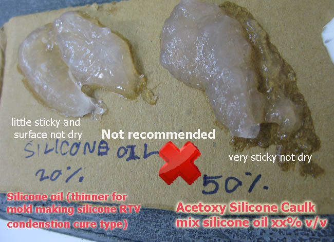 fail_to_mix_silicone_caulk_acetoxy_with_silicone_oil_20_to_50p_sticky_not_dry