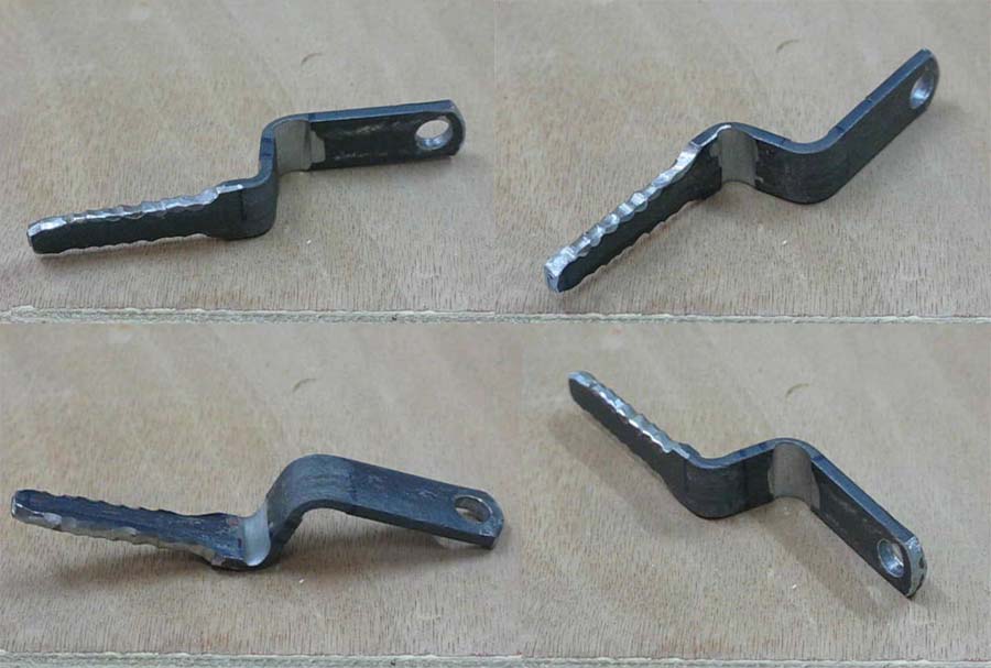 curved steel bar -DIY pressure silicone roller